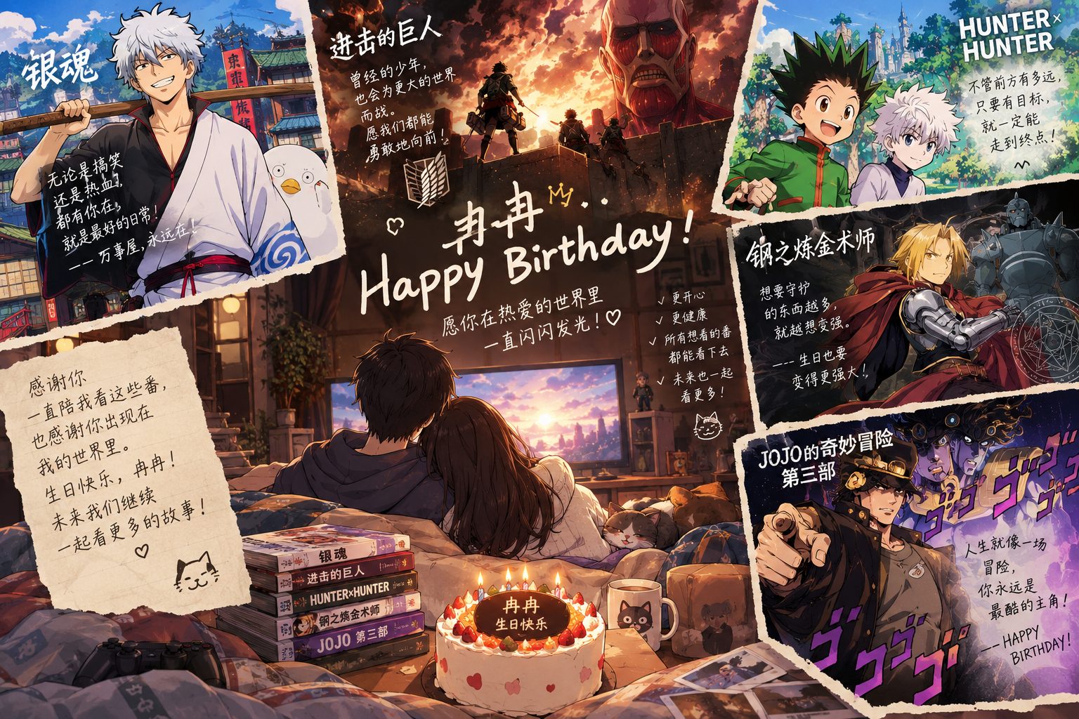 动漫生日祝福